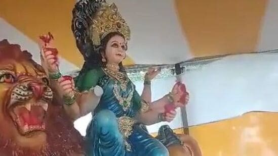 అమ్మవారి విగ్రహం ధ్వంసం