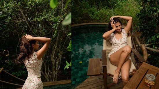 Pooja Hegde Birthday: పూాజా ఈ బర్త్ డే సెలబ్రేషన్స్ ను వెరైటీగా అడవిలో జరుపుకోవడం విశేషం. ఓ పొట్టి డ్రెస్ లో ఆమె ఎంతో సెక్సీగా కనిపించింది.