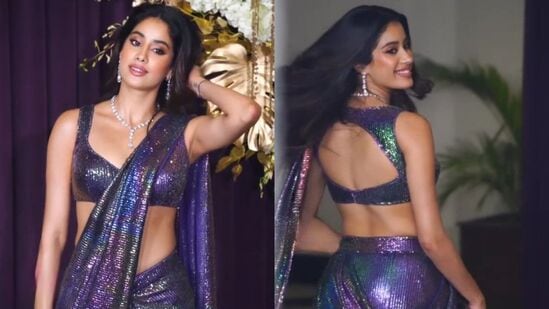 యంగ్ హీరోయిన్ జాన్వీ కపూర్ చీరలో తళుక్కుమన్నారు. బ్యూటిఫుల్ శారీ లుక్‍లో మరింత అందంగా మెరిశారు. ఇటీవలే దేవర చిత్రంతో తెలుగు ఇండస్ట్రీలోకి అడుగుపెట్టారు ఈ బ్యూటీ.&nbsp;