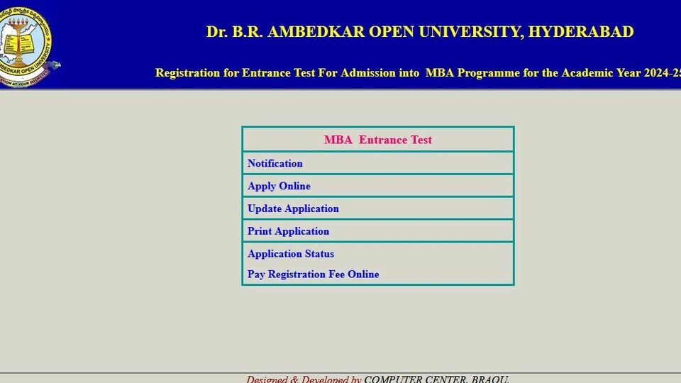 BRAOU Admissions 2024 : అంబేడ్కర్‌ ఓపెన్ వర్సిటీ ఎంబీఏ నోటిఫికేషన్‌ విడుదల - ముఖ్య తేదీలు