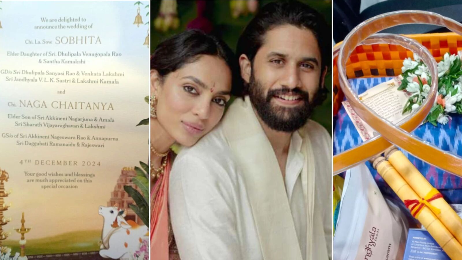 Naga Chaitanya Wedding Card: నాగచైతన్య, శోభిత ధూళిపాళ్ల వెడ్డింగ్ కార్డ్.. స్పెషల్ అట్రాక్షన్‌గా నిలిచిన ఆ పేర్లు