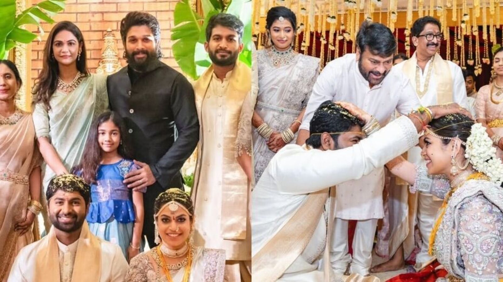 Chiranjeevi: హైదరాబాద్‌లో ఒకే పెళ్లికి చిరంజీవి, అల్లు అర్జున్.. కానీ ఫొటోలు మాత్రం విడివిడిగా.. ఫొటోలు వైరల్