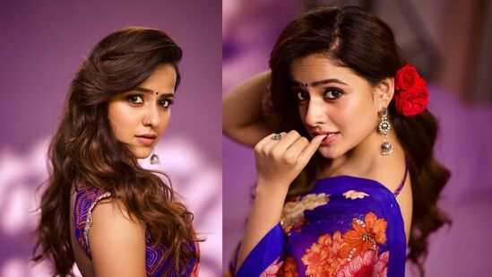 పువ్వుల డిజైన్ చీర‌లో గ్లామ‌ర్‌తో మెరిసిపోతున్న ఫొటోల‌ను ఇన్‌స్టాగ్రామ్‌లో పోస్ట్ చేసింది వైష్ణ‌వి చైత‌న్య‌.&nbsp;