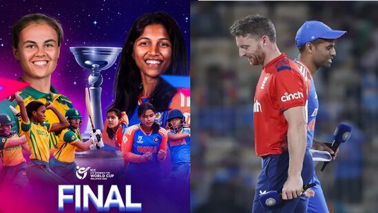 <p>ఒకవైపు అండర్-19 మహిళల టీ20 ప్రపంచకప్ ఫైనల్, మరోవైపు ఇంగ్లాండ్‌తో సూర్యకుమార్ యాదవ్ నేతృత్వంలోని టీ20 సిరీస్‌లోని చివరి మ్యాచ్ రెండు ముఖ్యమైనవి. ఈ రెండు క్రికెట్ మ్యాచ్‌లలో భారత్ పాల్గొంటోంది. భారత్ vs దక్షిణాఫ్రికా మహిళల అండర్-19 టీ20 ప్రపంచకప్ ఫైనల్, భారత్ vs ఇంగ్లాండ్ టీ20 సిరీస్‌లోని చివరి మ్యాచ్ ఎప్పుడు, ఎక్కడ, ఏ సమయంలో జరుగుతుందో చూద్దాం. ఏ ఛానెల్‌లో, ఏ ఓటీటీలో ఈ మ్యాచ్‌లను ఎలా చూడాలి అనేది ఇక్కడ తెలుసుకుందాం.&nbsp;</p>