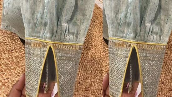 పట్టు చీరలకు ఇలా V కట్ స్లీవ్ లు కుట్టించుకుంటే ట్రెండీగా ఉంటుంది. పట్టు చీరలకు ఇలా V కట్ స్లీవ్ లు కుట్టించుకుంటే ట్రెండీగా ఉంటుంది.