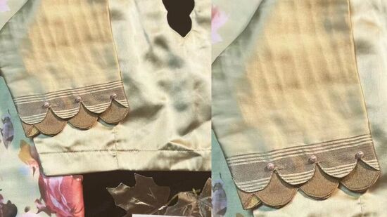 కాటన్ చీరలకు ఈ స్లీవ్స్ సూట్ అవుతాయి. కుట్టించుకుని చూడండి మీకు కూడా నచ్చుతాయి. కాటన్ చీరలకు ఈ స్లీవ్స్ సూట్ అవుతాయి. కుట్టించుకుని చూడండి మీకు కూడా నచ్చుతాయి.