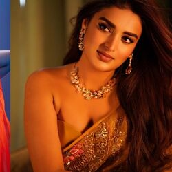 <p>టాలీవుడ్ భామ మీనాక్షి చౌదరి తాజాగా అట్రాక్టివ్ డ్రెస్‍లో మెరిశారు. గ్లామరస్ లుక్‍తో ఆకట్టుకున్నారు. మరో హీరోయిన్ నిధి అగర్వాల్ చీరకట్టులో వారెవా అనిపించారు.&nbsp;</p>
