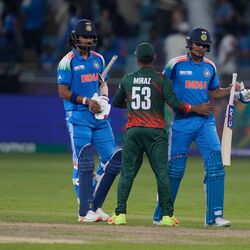 <p>India vs Bangladesh Champions Trophy: ఛాంపియన్స్ ట్రోఫీలో టీమిండియా బోణీ చేసింది. బంగ్లాదేశ్ పై 229 పరుగుల లక్ష్యాన్ని ఇండియన్ టీమ్ 46.3 ఓవర్లలో 4 వికెట్లు కోల్పోయి ఛేదించింది.</p>