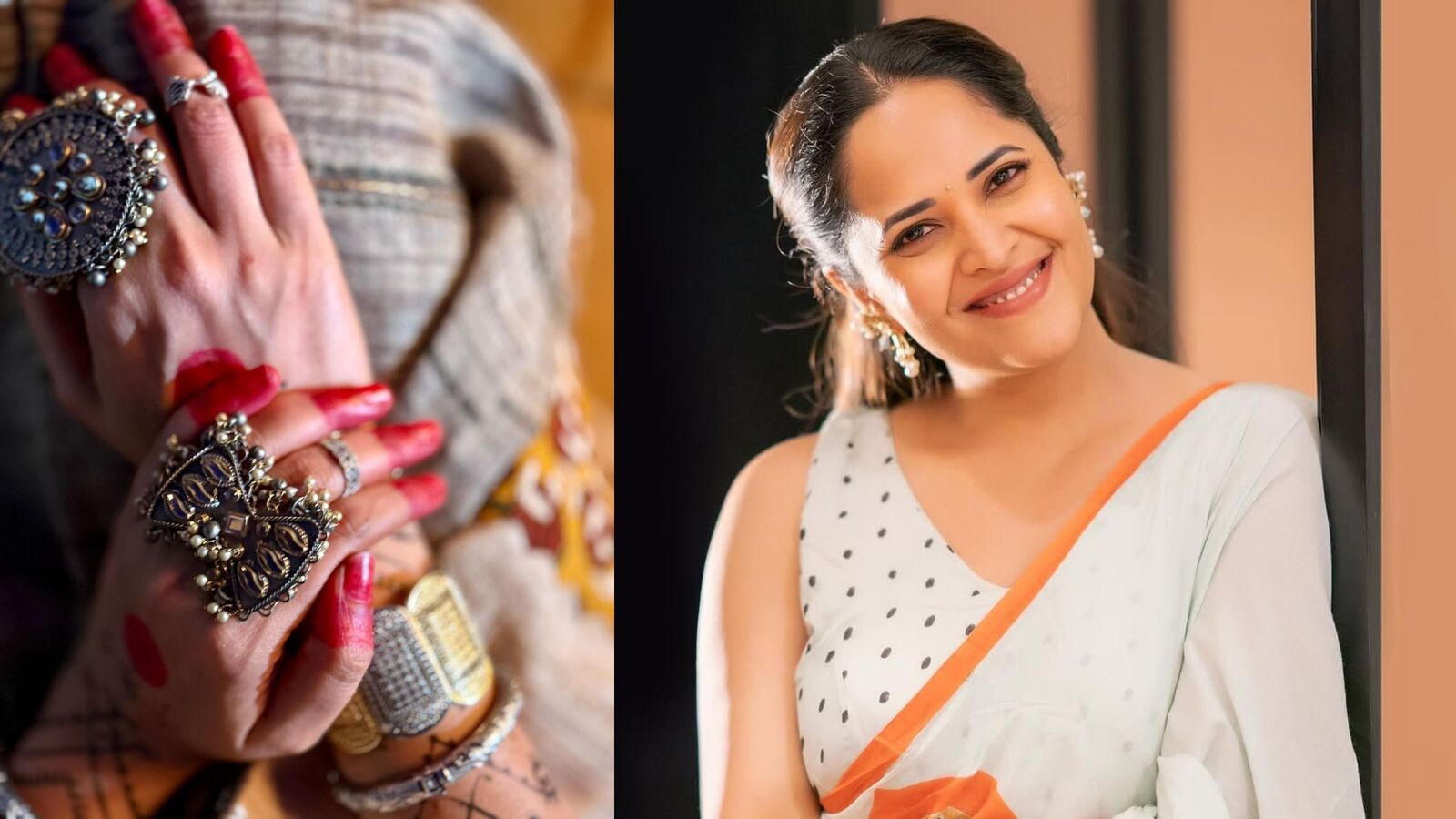 Anasuya Bharadwaj: మరో కీలక పాత్రలో అనసూయ భరద్వాజ్.. రాయల్ లుక్‌లో అనసూయ.. చేతులు చూపిస్తూ ఫొటో!