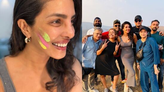 Holi Celebrations: బాలీవుడ్ నటి ప్రియాంకా చోప్రా.. తాజాగా రాజమౌళి, మహేష్ బాబు మూవీ సెట్లోనే హోలీ జరుపుకుంది. ఆ ఫొటోలను షేర్ చేసింది. <p>Holi Celebrations: బాలీవుడ్ నటి ప్రియాంకా చోప్రా.. తాజాగా రాజమౌళి, మహేష్ బాబు మూవీ సెట్లోనే హోలీ జరుపుకుంది. ఆ ఫొటోలను షేర్ చేసింది.</p>