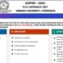 ఓయూ పీహెచ్డీ ప్రవేశాలు 2025