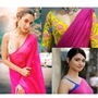 పింక్ చీరకు నప్పే బ్లవుజులు
