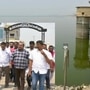 లోయర్ మానేర్ డ్యామ్‌ పరిశీలిస్తున్న మాజీ మంత్రి గంగుల కమలాకర్