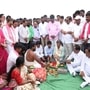 బీఆర్ఎస్ సిల్వర్ జూబ్లీ వేడుకలకు అంకురార్పణ, భూమిపూజ చేసిన సభ పనులు ప్రారంభించిన పార్టీ నేతలు