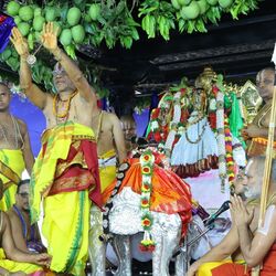 <p>కల్యాణానికి మూడు నెలల ముందే గోటితో ఒలిచిన తలంబ్రాలను దేవాలయ నిర్వాహకులు సిద్ధం చేశారు. సీతమ్మకు ధరింపజేసే మంగళ సూత్రాలు సైతం ప్రత్యేకతను సంతరించుకున్నాయి. మూడు సూత్రాలు కలిగిన ఈ మంగళ సూత్రంలో ఒకటి సీతమ్మ పుట్టింటిది కాగా, మరోటి అత్తగారింటిది. మూడో సూత్రం భక్త రామదాసు తయారు చేయించింది కావడం విశేషం.</p>