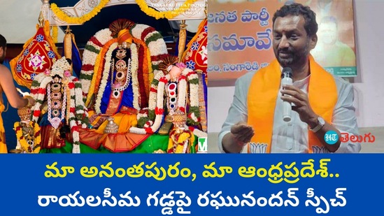 telangana mp raghunandan rao