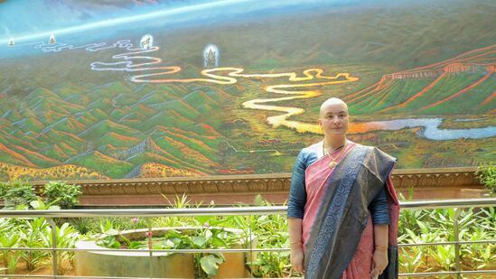 స్వామి వారి దర్శనానంతరం ఉదయం 10 గంటల సమయంలో అన్నా కొణిదల మాతృశ్రీ తరిగొండ వెంగమాంబ నిత్యాన్నదాన సత్రాన్ని సందర్శించారు. 