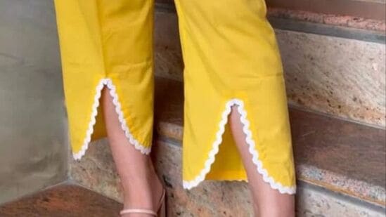 హై సీలింగ్ ప్లాజో ప్యాంట్ ఇది టీనేజ్ పిల్లలకు చాలా బాగా సూట్ అవుతుంది