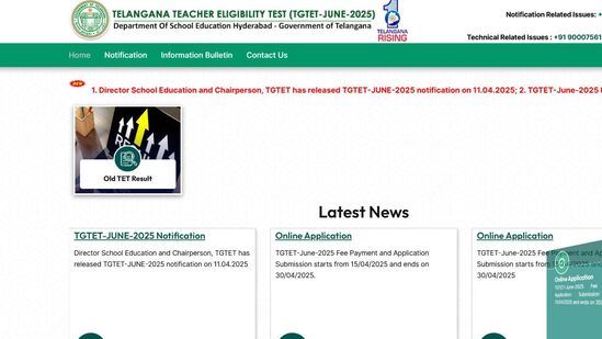  ఉపాధ్యాయ అర్హత పరీక్ష ( తెలంగాణ టెట్‌-2025) దరఖాస్తుల గడువు ఇవాళ్టితో పూర్తి కానుంది. అర్హులైన అభ్యర్థులు ఏప్రిల్ 30 అర్ధరాత్రి వరకు దరఖాస్తు చేసుకోవచ్చు. రిజిస్ట్రేషన్ ఫీజు చెల్లించటంతో పాటు ప్రాసెస్ పూర్తి చేయాలి.