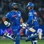 హాఫ్ సెంచరీలతో చెలరేగిన రోహిత్, రికిల్టన్