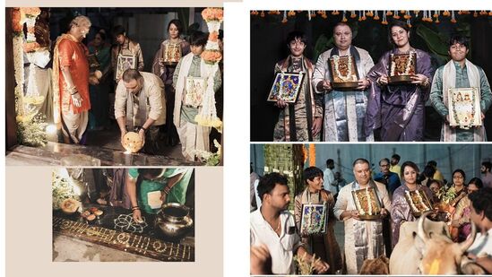 అనసూయ కొత్త ఇంటికి సంబంధించిన ఈ ఫొటోలు సోషల్ మీడియాలో వైరల్ గా మారాయి.