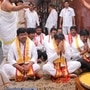 <p>దేశ సైన్యంతో పాటు దేశ నాయకత్వానికి దైవ బలం అండగా ఉండాలని జనసేన ఆధ్వర్యంలో ఆలయాల్లో ప్రత్యేక పూజలు నిర్వహించారు. దేశ సైన్యానికీ, దేశ నాయకత్వానికి దైవ బలం, ఆశీస్సులు మెండుగా ఉండాలని షష్ట షణ్ముఖ క్షేత్రాల్లో పూజలు చేయించాలని జనసేన పార్టీ అధ్యక్షుడు పవన్ కల్యాణ్ నిర్ణయించారు. ఇందులో భాగంగా రాష్ట్ర వ్యాప్తంగా ప్రధాన ఆలయాల్లో జనసేన నేతలు పూజలు నిర్వహించారు. </p>