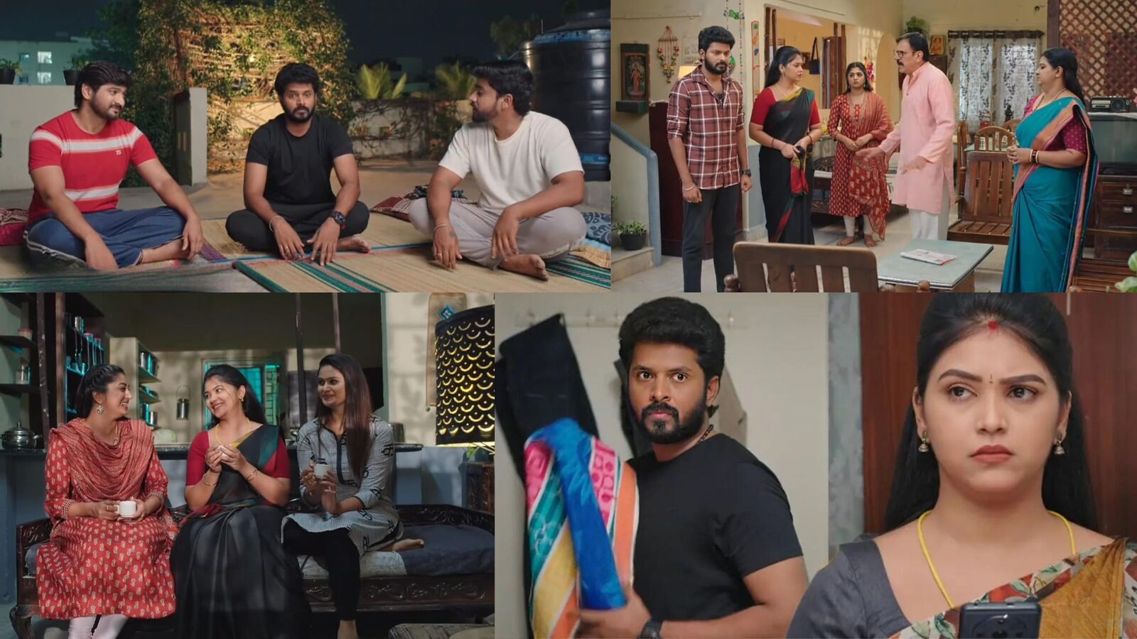 గుండె నిండా గుడి గంటలు ఈరోజు ఎపిసోడ్: ఇంటి పైన భార్య బాధితుల్లా అన్నదమ్ములు, సరదా నవ్వులు- హాల్లో తోడికోడళ్ల ముచ్చట్లు!
