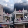 అగ్నిప్రమాదం సంభవించిన భవనం