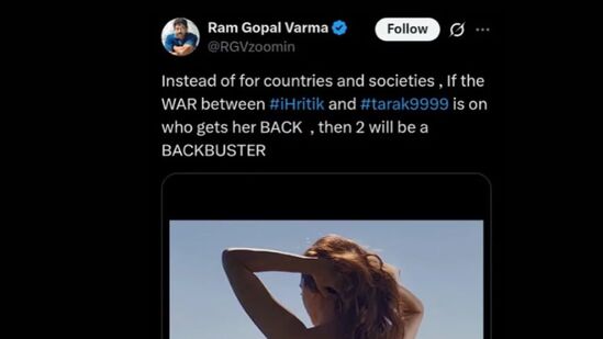 Tweet made by RGV