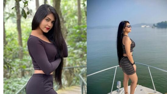 బ్లాక్ టైట్ ఫిట్ డ్రెస్ లో గాగూల్స్‌ ధ‌రించి స్టైలిష్‌గా ఈ ప్రోమోలో క‌నిపించింది అమూల్య గౌడ‌.  