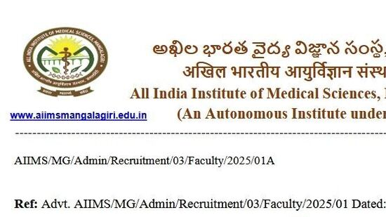 అర్హత ఉన్న వాళ్లు https://aiimsmangalagirifacultyrec25.cbtexam.in/Home/ListofExam.aspx లింక్ పై క్లిక్ చేసి నేరుగా అప్లయ్ చేసుకోవచ్చు. 