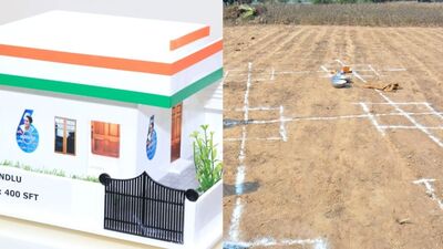 <p>ఇందిరమ్మ ఇళ్ల నిర్మాణ పనులు షురూ అయ్యాయి. మొదటి విడతలో లబ్ధిదారులుగా గుర్తించినవారు… నిర్మాణ పనులు చేస్తున్నారు. చాలాచోట్ల ముగ్గుపోయటం నుంచి బేస్ మెంట్ వరకు పనులు పూర్తయ్యాయి, మరికొందరూ శ్లాబులు కూడా వేశారు.</p> <p>ఇందిరమ్మ ఇళ్ల నిర్మాణ పనులు షురూ అయ్యాయి. మొదటి విడతలో లబ్ధిదారులుగా గుర్తించినవారు… నిర్మాణ పనులు చేస్తున్నారు. చాలాచోట్ల ముగ్గుపోయటం నుంచి బేస్ మెంట్ వరకు పనులు పూర్తయ్యాయి, మరికొందరూ శ్లాబులు కూడా వేశారు.</p>