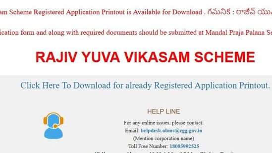 రాష్ట్రంలోని ఎస్సీ, ఎస్టీ, బీసీ, మైనారిటీ వ‌ర్గాల‌కు చెందిన‌ యువ‌కుల‌కు అండ‌గా నిలిచేందుకు తెలంగాణ‌లోని కాంగ్రెస్ ప్ర‌భుత్వం రాజీవ్ యువ వికాసం ప‌థ‌కాన్ని ప్ర‌వేశ‌పెట్టింది. ఈ ప‌థ‌కాన్ని రాష్ట్ర ఆవిర్భావ దినోత్స‌వాన్ని పుర‌స్క‌రించుకొని జూన్ 2న రాష్ట్ర వ్యాప్తంగా ప్రారంభించ‌నుంది. లబ్ధిదారులకు శాంక్షన్ లెటర్లను అందజేయనుంది.