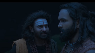 కన్నప్ప సినిమాలో ప్రభాస్, మంచు విష్ణు (youtube) కన్నప్ప సినిమాలో ప్రభాస్, మంచు విష్ణు (youtube)