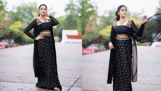 యాంకర్ శ్రీముఖి బ్లాక్ డ్రెస్ లో చేసిన ఫొటోషూట్ ను సోమవారం (జూన్ 16) తన ఇన్‌స్టాగ్రామ్ లో షేర్ చేసింది.