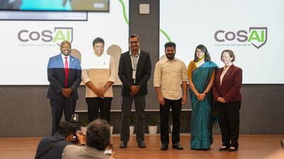 గూగుల్ సేఫ్టీ ఇంజినీరింగ్ సెంటర్‌ (GSEC) ప్రారంభోత్సవంలో ముఖ్యమంత్రి, ఐటీ మంత్రి, గూగుల్ ఉన్నతాధికారులు