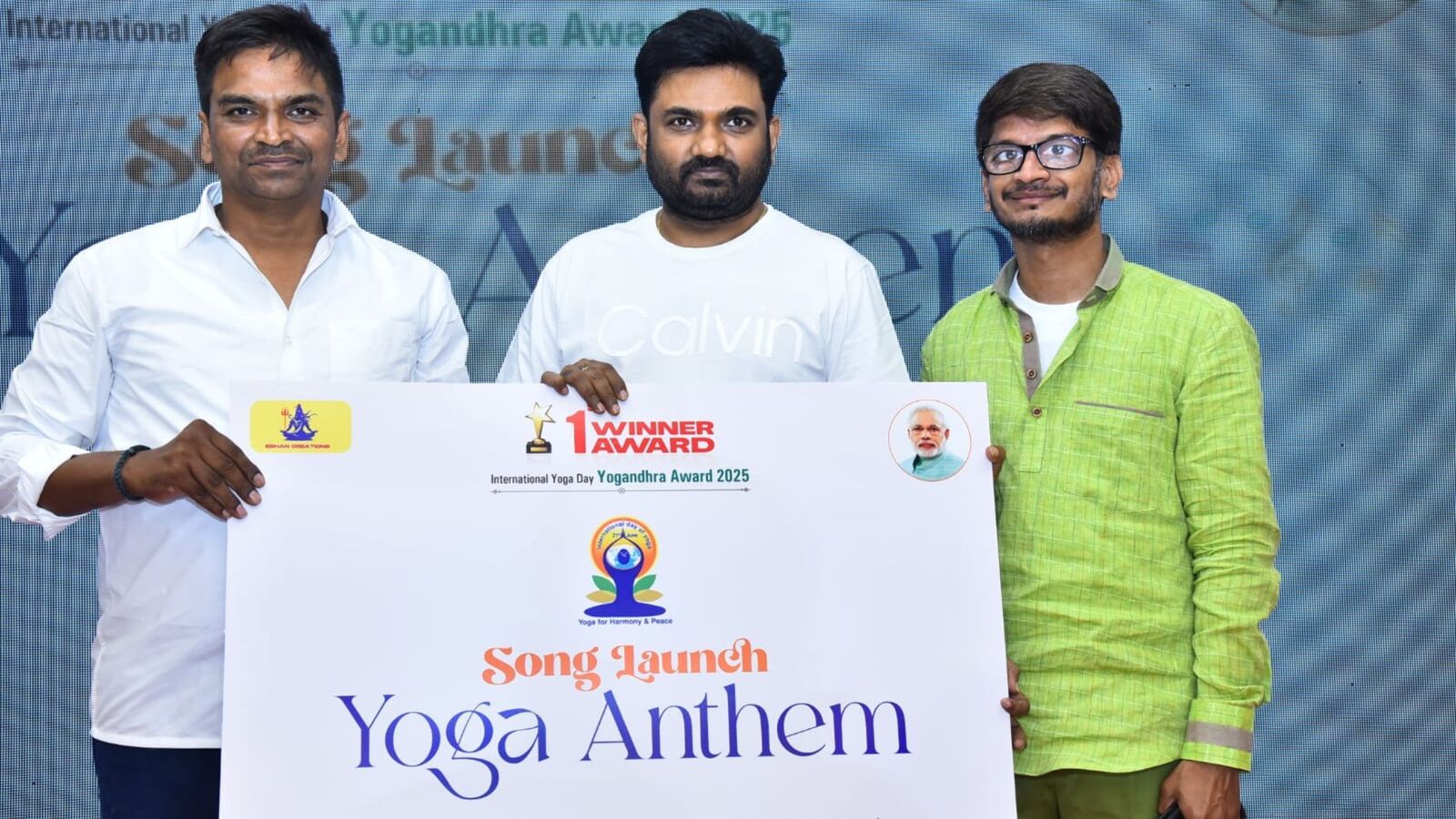 యోగా ఆంథెమ్ సాంగ్ రిలీజ్ చేసిన మారుతి.. మణిశర్మ సంగీతం.. ఏ మతం లేదంటూ ది రాజా సాబ్ డైరెక్టర్ కామెంట్స్