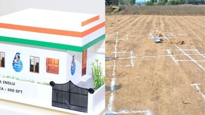 <p>ఇందిరమ్మ ఇళ్ల నిర్మాణ పనులు షురూ అయ్యాయి. మొదటి విడతలో లబ్ధిదారులుగా గుర్తించినవారు… నిర్మాణ పనులు చేస్తున్నారు. చాలాచోట్ల ముగ్గుపోయటం నుంచి బేస్ మెంట్ వరకు పనులు పూర్తయ్యాయి,</p> 
