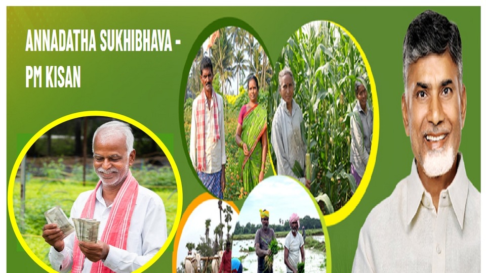 <p>రైతులకు పంట పెట్టుబడి సహాయం అందించేందుకు ఏపీ ప్రభుత్వం అన్నదాత సుఖీభవ పథకాన్ని తీసుకువచ్చింది. ఈ స్కీమ్ ద్వారా రైతులకు ఏటా రూ.20 వేలు పెట్టుబడి సాయంగా అందించనుంది. మొత్తం 3 విడతల్లో డబ్బులను జమ చేస్తారు. ఇందులో కేంద్రం వాటాగా పీఎం కిసాన్ నిధులు కూడా ఉంటాయి.</p>