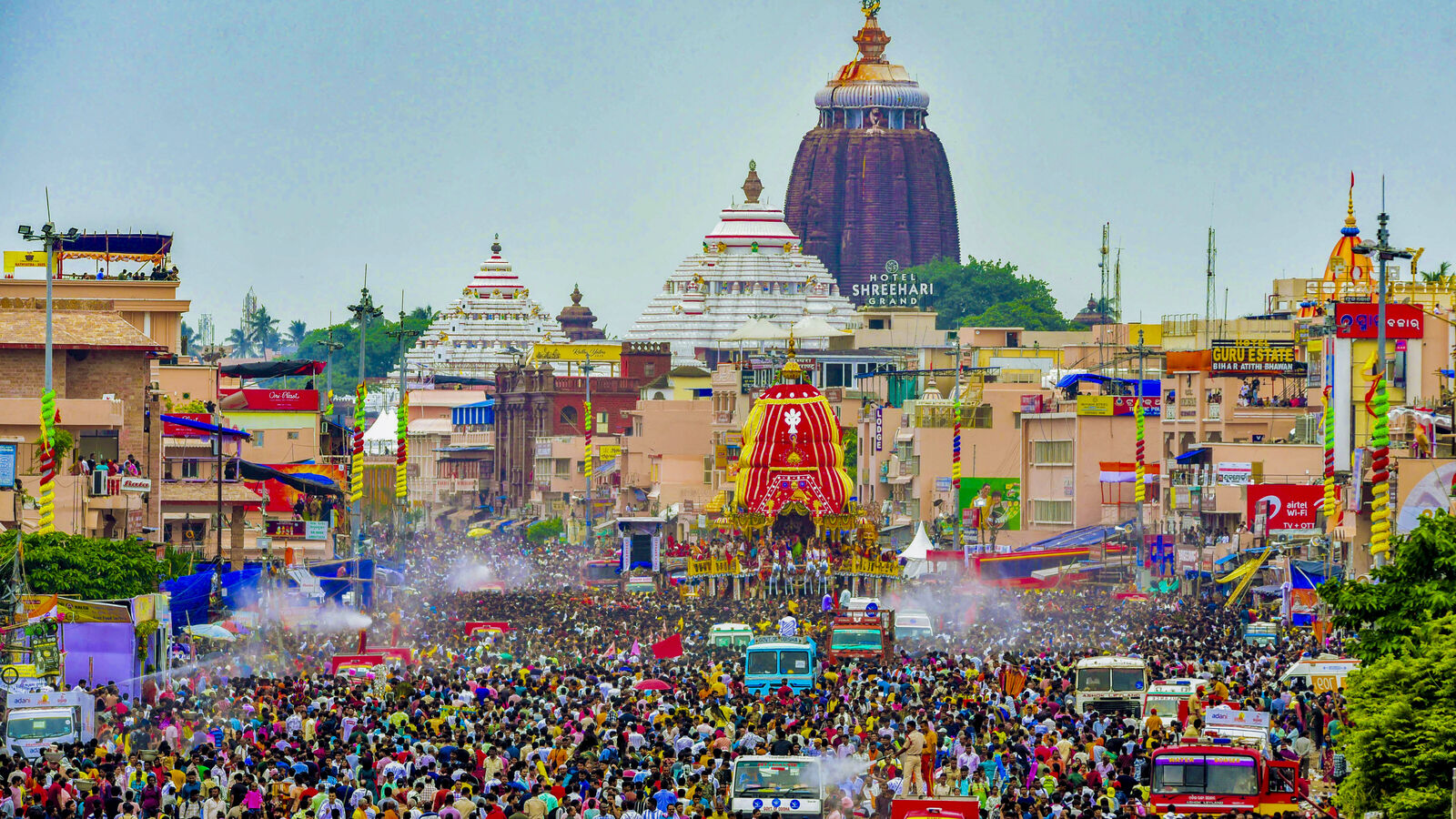 పూరీలో విషాదం- పవిత్ర జగన్నాథ రథయాత్రలో తొక్కిసలాట- ముగ్గురు మృతి