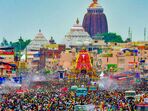 పూరీలో జగన్నాథ రథయాత్ర(PTI)