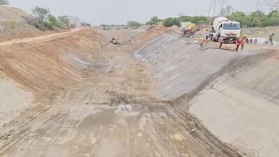 హంద్రీనీవా ఫేజ్-1 కాలువల విస్తరణ పనులు