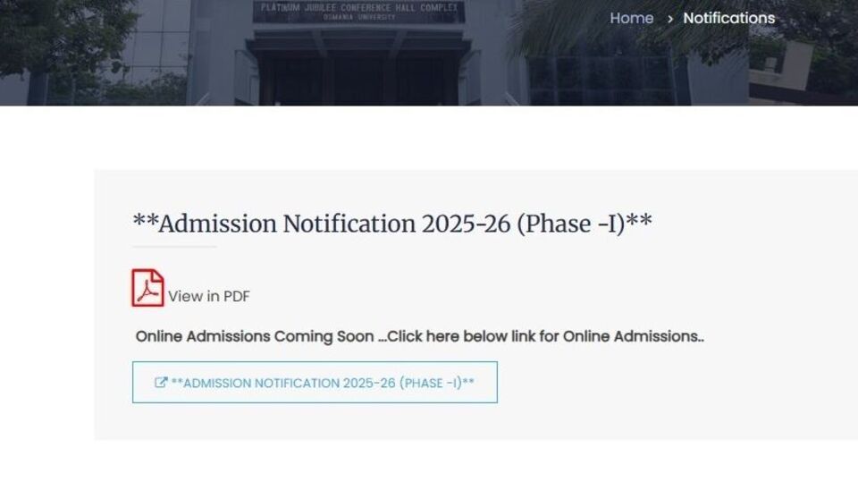 <p>అభ్యర్థులు ఓయూ దూర విద్య అధికారిక వెబ్ సైట్ http://www.oucde.net/notifications.php లోకి వెళ్లాలి. ఆన్ లైన్ అడ్మిషన్ లింక్ పై క్లిక్ చేయాలి. ఇక్కడ యూజీ, పీజీ, డిప్లోమా, ఎంబీఎం, ఎంసీఏ అనే ఆప్షన్లు కనిపిస్తాయి. ఇక్కడ మీరు రిజిస్ట్రేషన్ కావాలి. </p>