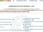 తెలంగాణ పాలిసెట్ కౌన్సెలింగ్ - 2025