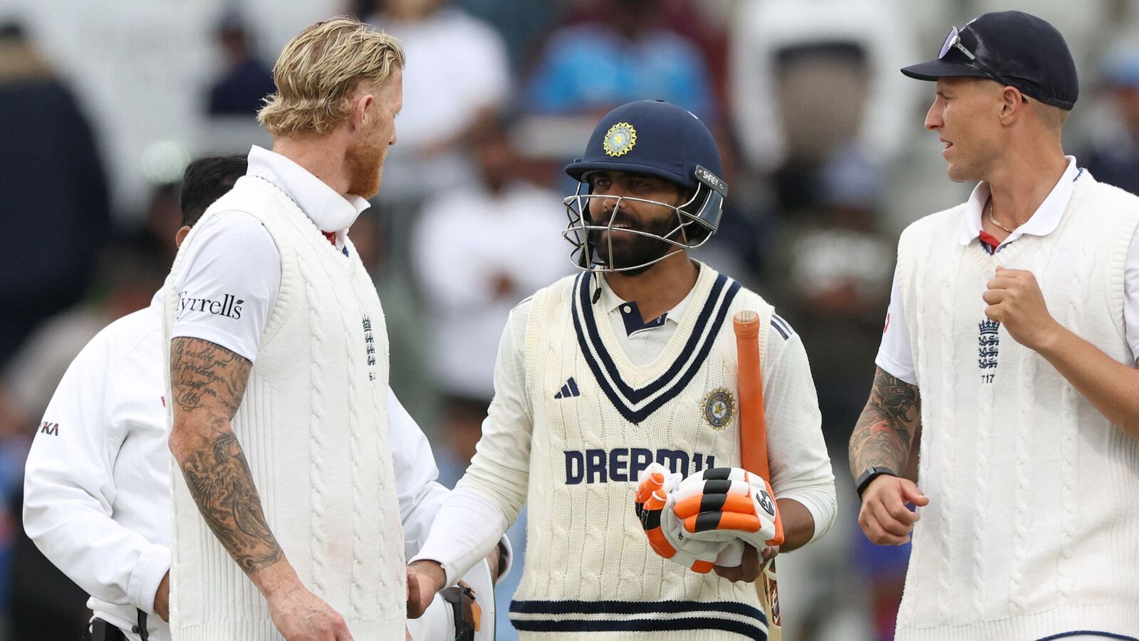 స్టోక్స్ కు షాక్.. షేక్ హ్యాండ్ ఇవ్వని జడేజా.. జడ్డూ, సుందర్ సూపర్ సెంచరీలు.. అద్భుతంగా పోరాడి డ్రా చేసుకున్న ఇండియా