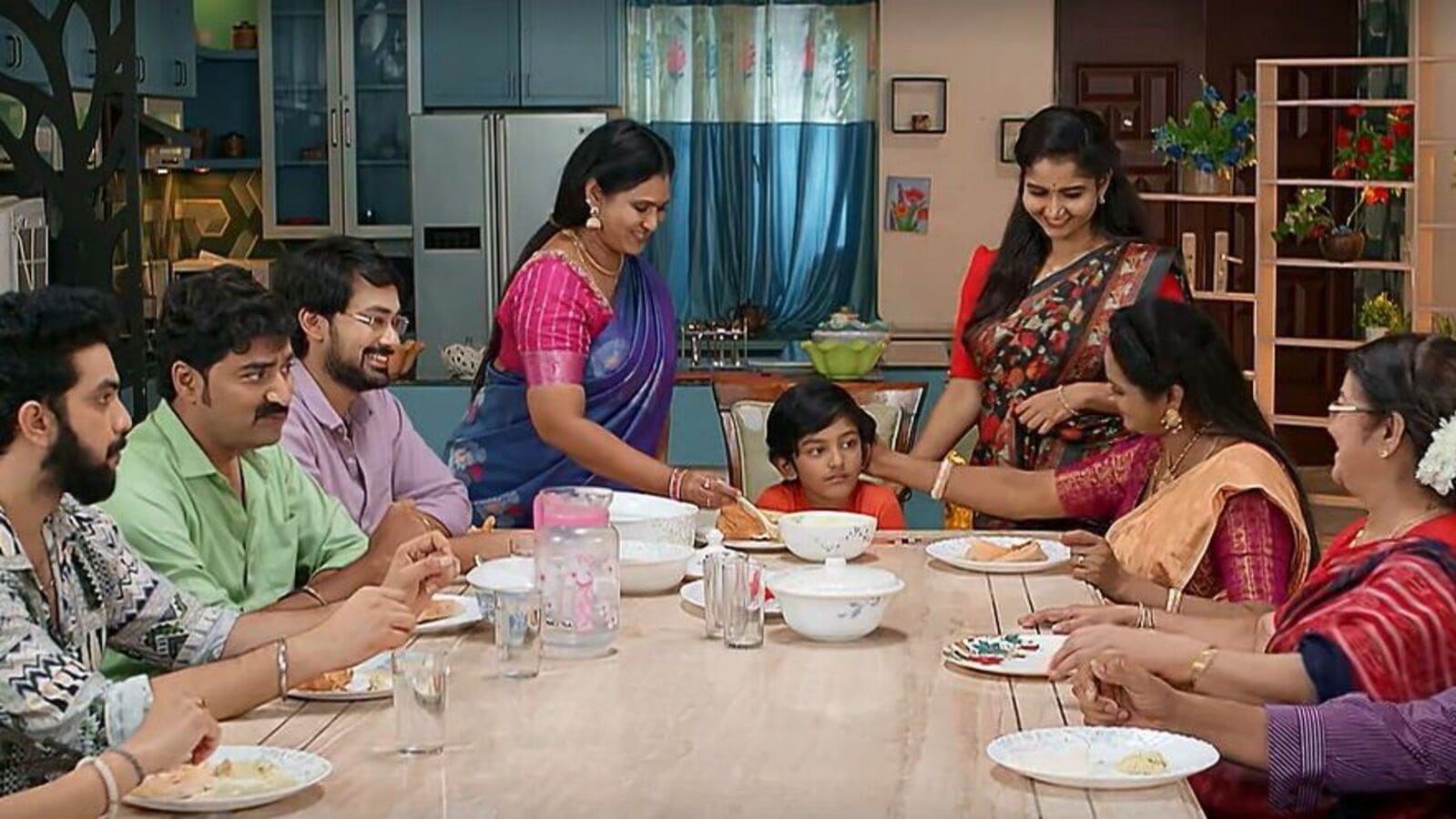 బ్రహ్మముడి ఆగస్ట్ 1 ఎపిసోడ్: స్వరాజ్ ఈ ఇంటి బిడ్డే అని చెప్పిన ఇందిరాదేవి.. అందరూ షాక్.. రుద్రాణితో ఆడుకున్న బుడ్డోడు