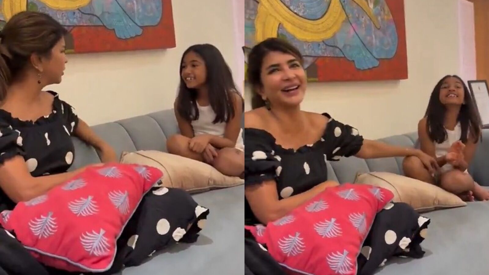 మంచు లక్ష్మిని ఓ వింత ప్రశ్న అడిగిన అల్లు అర్జున్ కూతురు.. సోషల్ మీడియాలో వీడియో వైరల్..