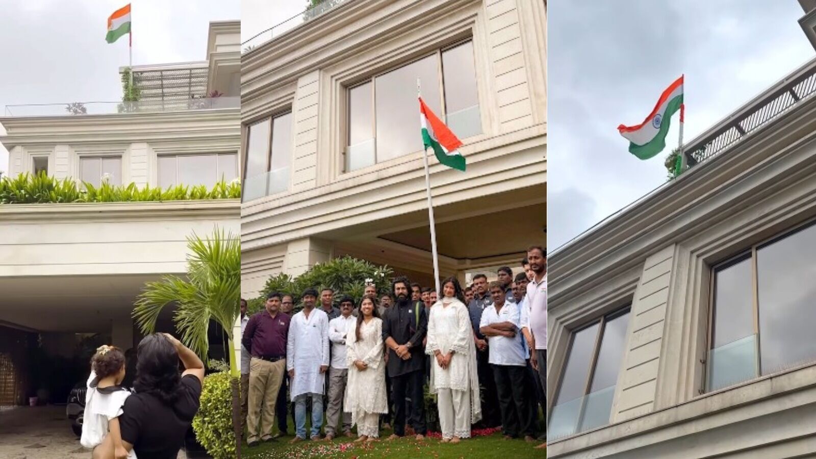 కూతురితో కలిసి రామ్ చరణ్ ఇండిపెండెన్స్ డే సెలబ్రేషన్స్.. ఇంటిపై జెండా ఎగరేసిన గ్లోబల్ స్టార్.. క్యూట్ వీడియో చూశారా?