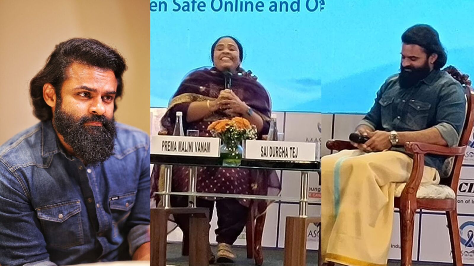 నా సెకండ్ క్లాస్ లవ్ స్టోరీని మా అమ్మతో చెప్పాను.. మన పిల్లల్ని మనమే కాపాడుకోవాలి.. హీరో సాయి దుర్గ తేజ్ కామెంట్స్