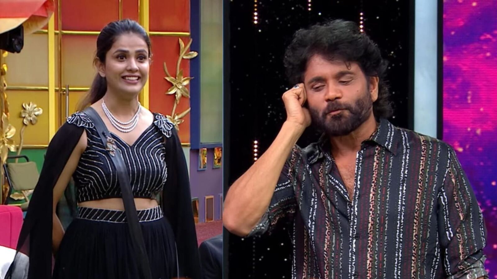 సీక్రెట్ చెప్పమన్న నాగార్జున- తనకు తానే ఇరుక్కున్న సీరియల్ హీరోయిన్- నాగ్ ముద్దులు- బయటపడిన కాఫీ షాప్ లవ్ ట్రాక్